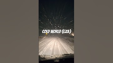 COLD WORLD (GZA) #wutangclan #wutang #rza #gza #90shiphop