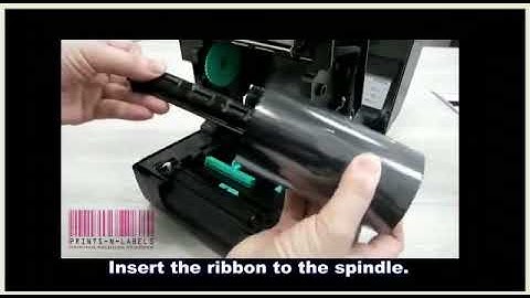 TSC TA210/TA310 : Loading the Ribbon