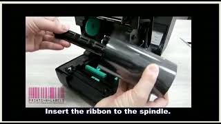 TSC TA210/TA310 : Loading the Ribbon