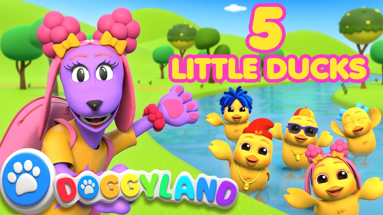 Five Little Ducks | Doggyland Kids Songs & Nursery Rhymes by Snoop 