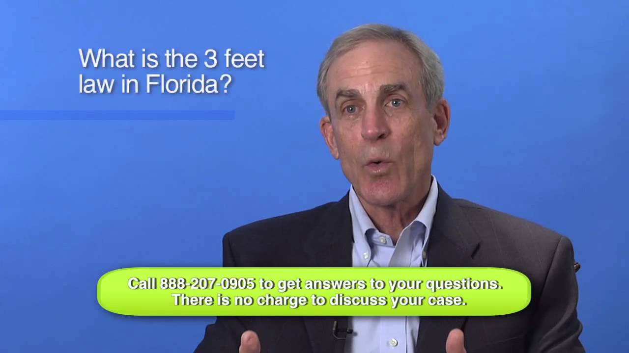 What is the 3 Feet Law in Florida?