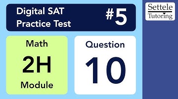 Digital SAT 5, Math Module 2H, Question 10 (xy-plane)