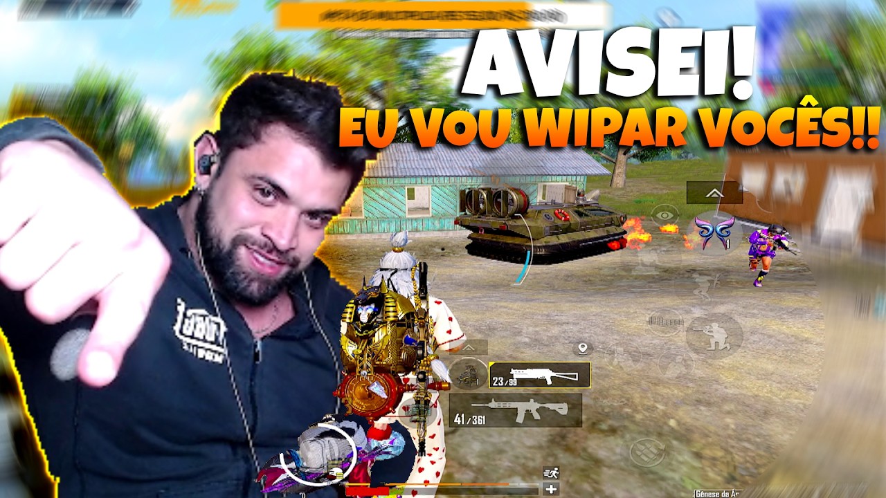 EU DEI O RECADO, VOU WIPAR VOCÊS NO PUBGMOBILE