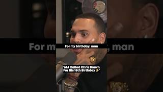 Michael Jackson Called Chris Brown For His 18th Birthday ✨