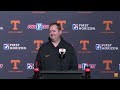 Josh Heupel previews Tennessee football vs UConn