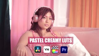 Free PASTEL CREAMY Luts | How To Use Luts In Adobe Premiere Pro