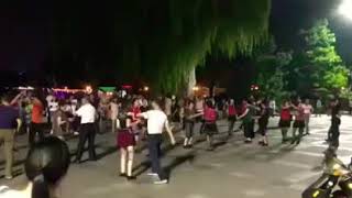 Chinese Dance In The City Of Beijing
