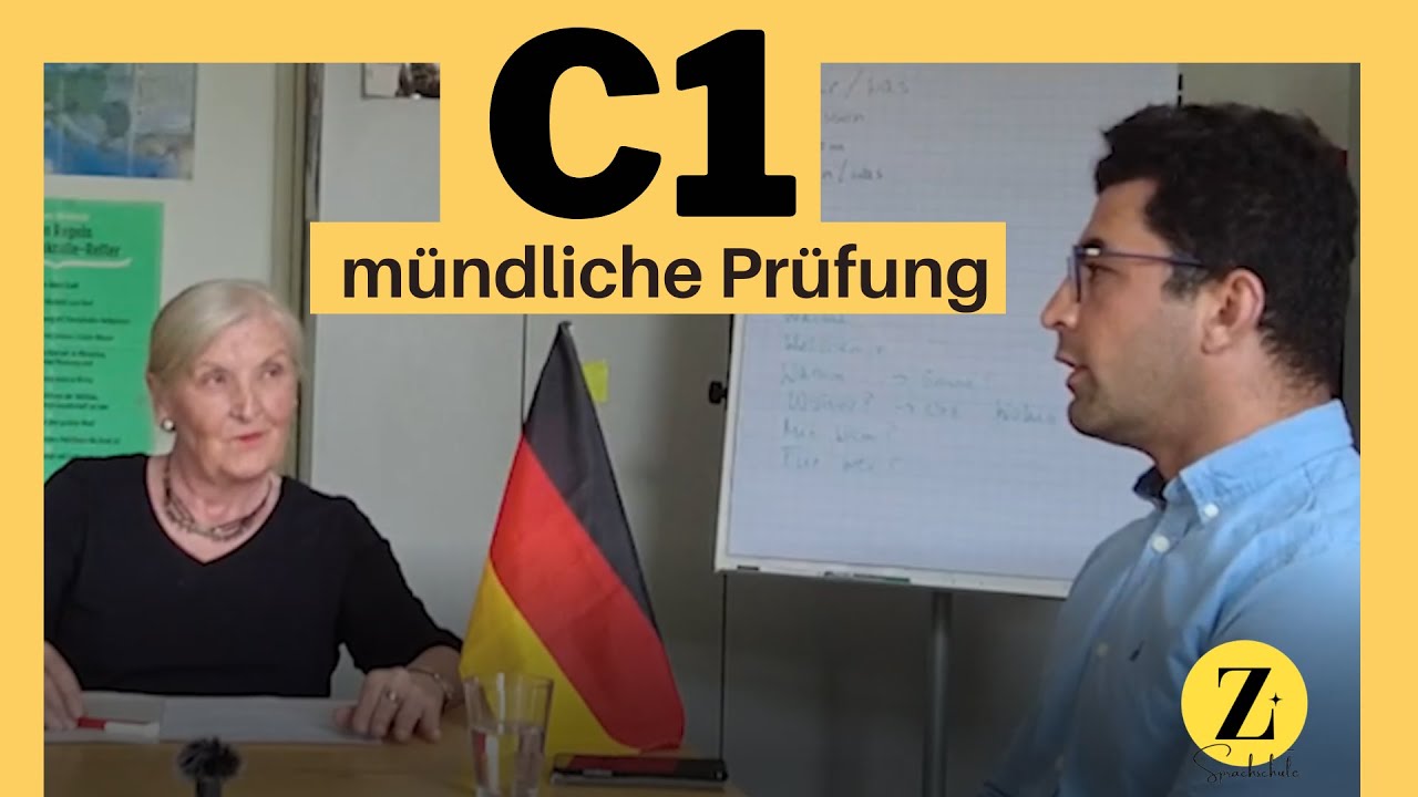 Telc Prufung Textverstehen Telc C1 German Speaking Test Level C1, Mündliche prüfung telc C1, 2022 - YouTube