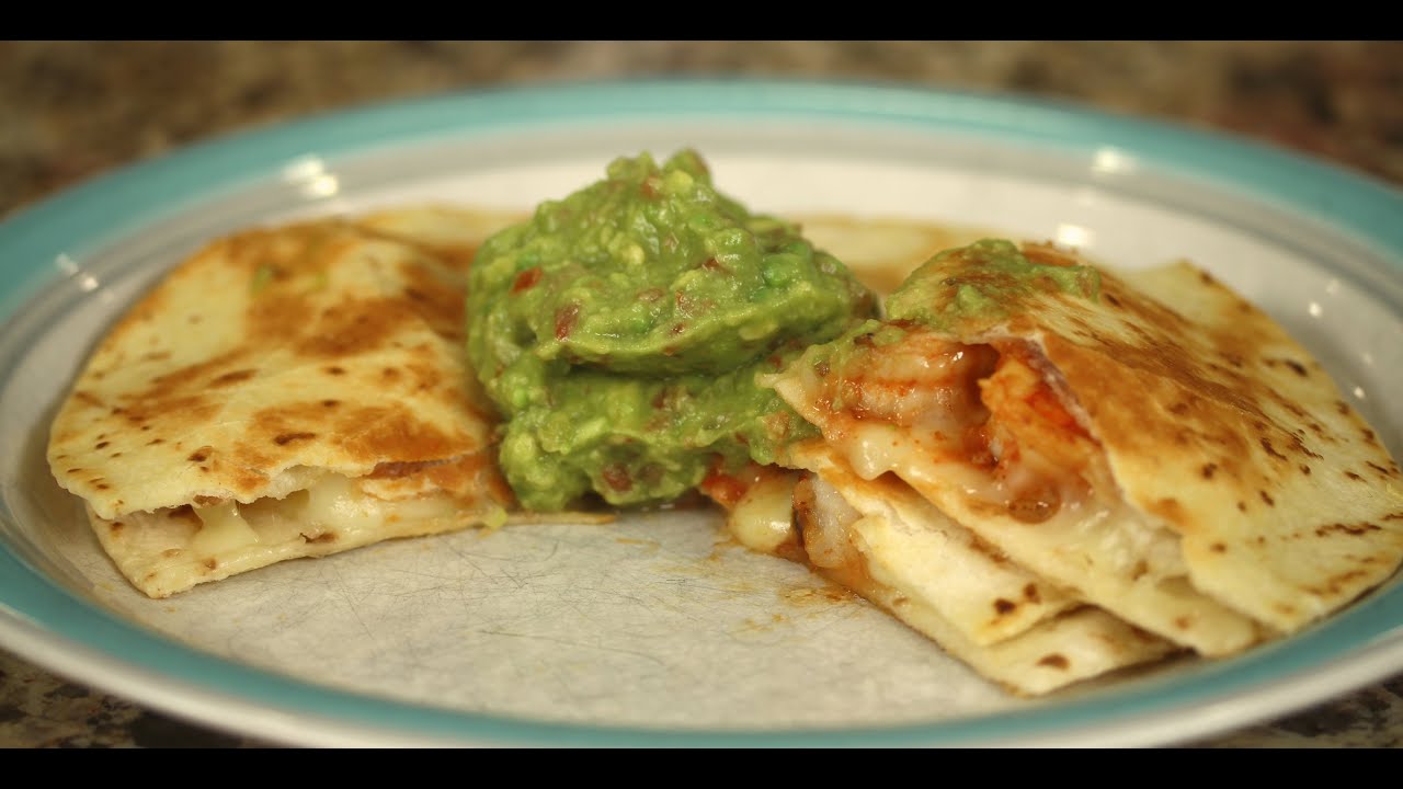 Grilled Shrimp Quesadilla Recipe With Chipotle Sauce