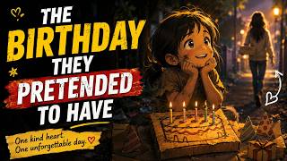She Stopped When She Saw How These Kids Were Celebrating a Birthday… 💔🎂