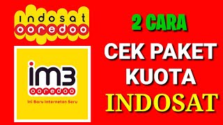 CARA cek kuota indosat ooredoo im3 mentari