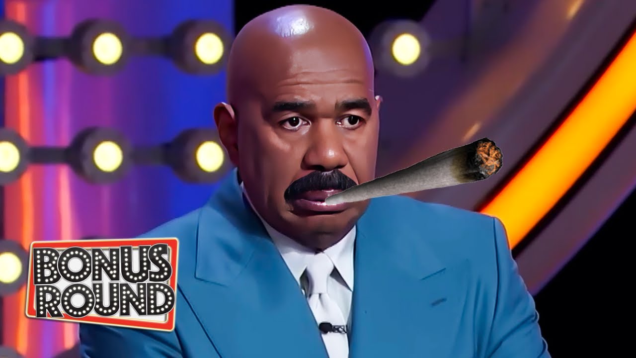 Steve Harvey vs. Stoners! Weed Questions That Broke Steve Harvey on Family Feud!