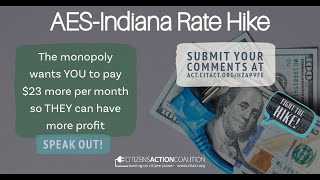 Learn more about the AES Indiana Rate Hike