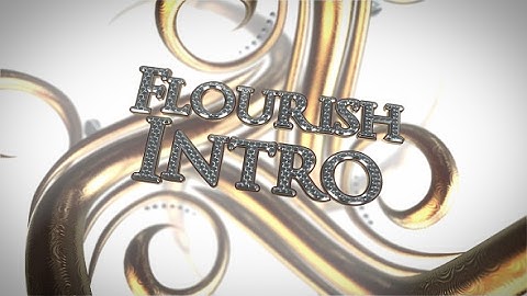 Flourish Intro /// After Effects Template