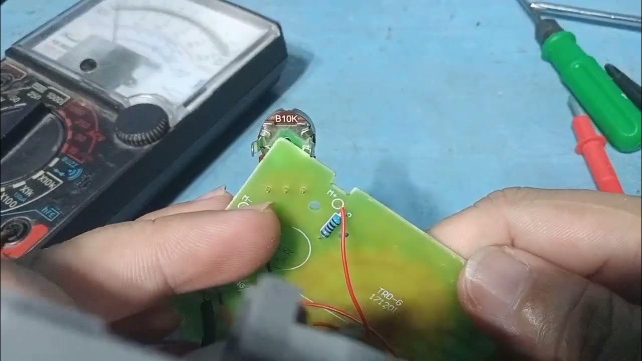 How to test potentiometer using multimeter YouTube
