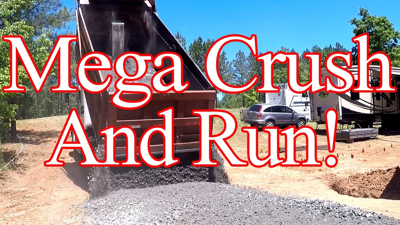 Mega Crush And Run RV Pad! YouTube