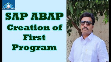 SAP First Program: A Beginner