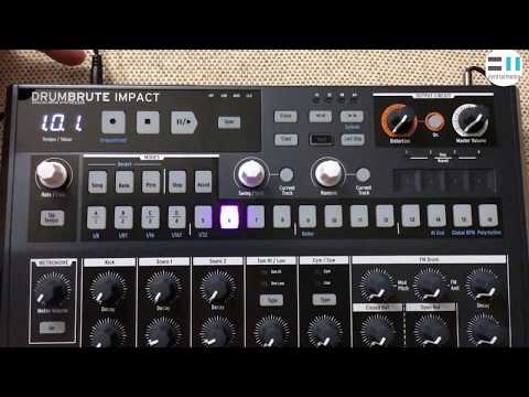 Arturia DrumBrute IMPACT - Beats analógicos com ainda mais Raça!