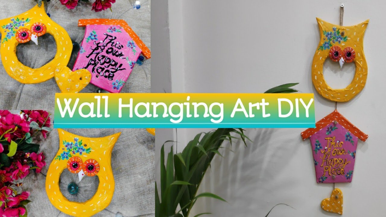 How To Make cardboard Wall hanging Wall Hanging Craft Idea Wall