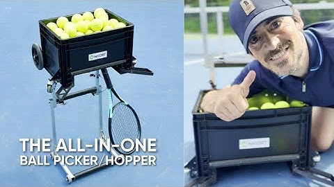 The Secret to Faster Tennis Practice: FLIPP All-In-One Ball Picker/Hopper by NKORT®