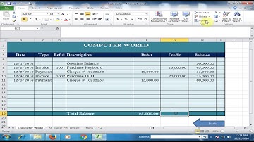 Make Supplier or Vendor Ledger in Microsoft Excel : Excel Expert Tricks