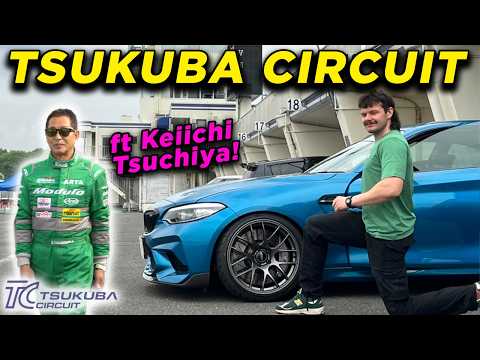 Unexpected Encounter with Legendary Driver Keiichi Tsuchiya at Tsukuba Circuit!