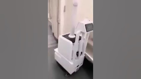 Artificial Intelligent Sterilization Disinfection Spray Robot Machine