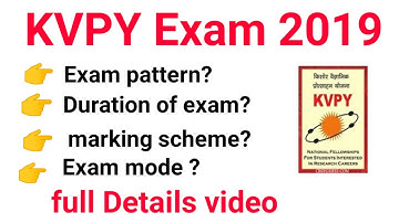 KVPY Exam pattern 2019 || KVPY last date extended||