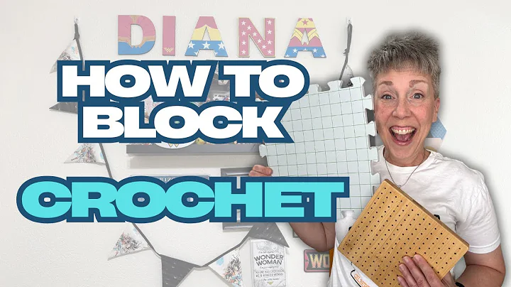 Blocking Crochet Projects-How to Block Crochet!
