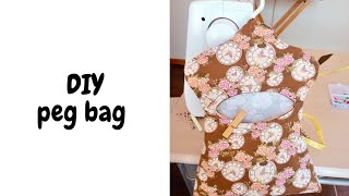 How to make a peg bag
