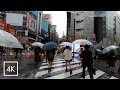 ［4K］Tokyo Rainy Day, Shibuya | Walk Japan, 2021
