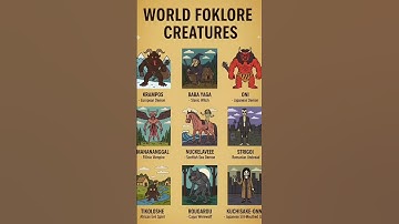 "9 Mysterious Folklore Creatures From Around the World 🌍 | Mythical Legends comment for part 2