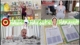 Hauls, Haircuts, & Hanging Out! & FOOD!  Target & Michaels Haul!  Summer Checklist DIY!