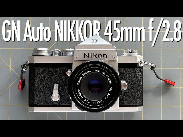 Nikon ニコン GN Auto Nikkor 45mm f2.8 非Ai RARE!! NIKON GN Auto NIKKOR 45mm f2.8 Non-Ai MF Lens