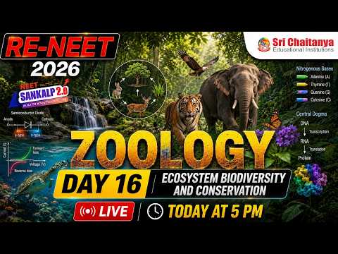 🚀 Sankalp 2.0 RE-NEET 2026 Free Crash Course | Ecosystem: Biodiversity & Conservation | NEET Zoology