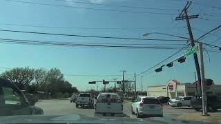 Driving through Northwest Dallas - Midway Road and Walnut Hill Lane 2x