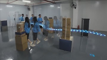 Flying in Highly Dynamic Environments with End-to-end Learning Approach