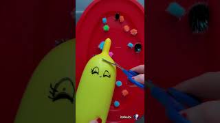 making 🥣 slime with funny balloons