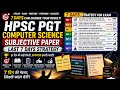 HPSC PGT Computer Science 7 days Exam Strategy  | NET GYAN by Jyoti Budhwar | HPSC PGT 2026