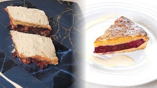 OLCHALI PIROG MAZZALI VA OSON / ВИШНЕВЫЙ ПИРОГ КОТОРЫЙ ТАЕТ ВО РТУ! БЫСТРО И ВКУСНО