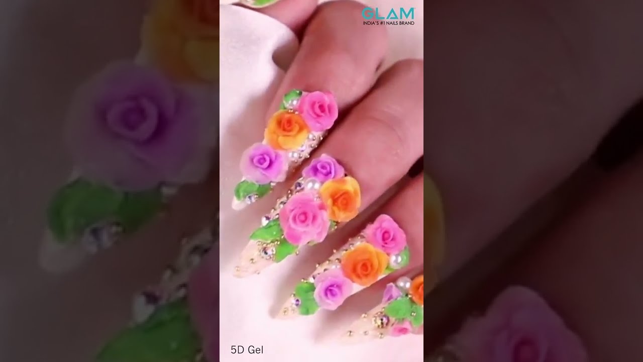 5D Gel Nail Extension | 5D Gel Tutorial | GLAM India's #1 Nails Brand | R Nail Lounge