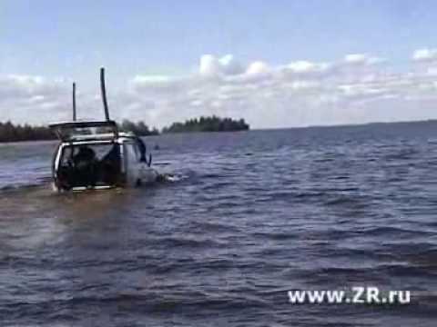 Lada NIVA can swim-)