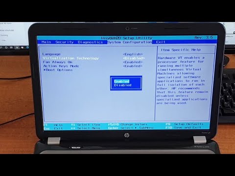 How to enable Virtual Technology VT-x from BIOS in Window / UEFI Firmware / Enable virtualization hqdefault