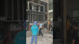 Cotton Baling machine, fiber baler #baler #balingmachine#cotton