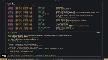 fzf-preview git demo 1