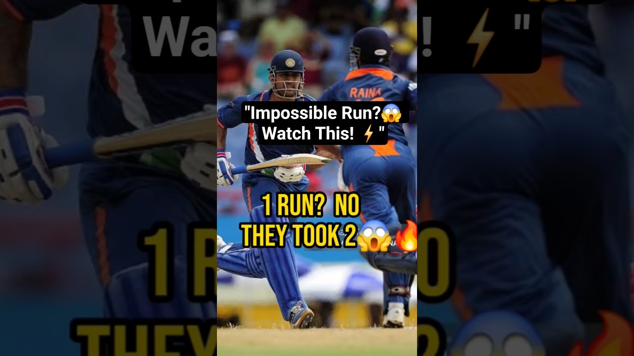 1 Run? NO, Dhoni & Raina Stole 2! 😱🔥 