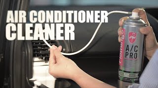 How To Use Flamingo AC Cleaner Car A/C Pro Air Conditioner Cleaner. AC Pro Original  500ml