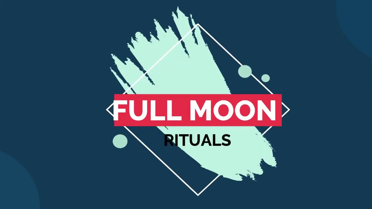 FULL MOON RITUAL TO DO IT & RELEASE IT YouTube