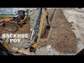 Trenching For Hours Ft CATERPILLAR 428E Backhoe Loader Trenching For Hours Ft CATERPILLAR 428E Backhoe Loader