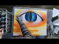 Dragon Eye Spray Painting